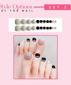 Easy Press On Gel Toe Nail+