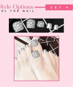 Easy Press On Gel Toe Nail+