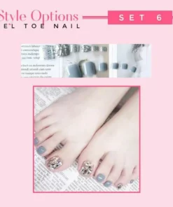 Easy Press On Gel Toe Nail+