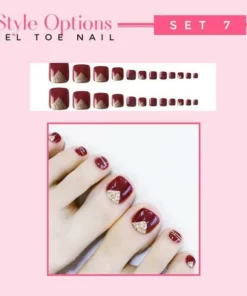 Easy Press On Gel Toe Nail+