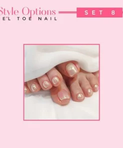 Easy Press On Gel Toe Nail+