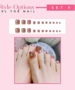 Easy Press On Gel Toe Nail+