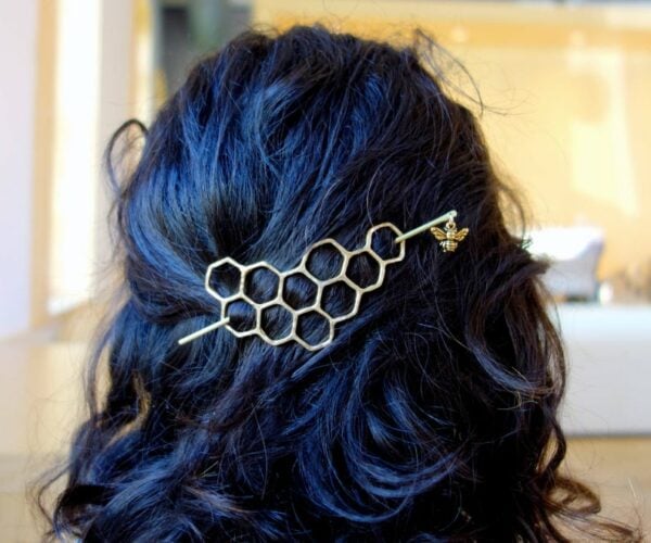 Bee Hair Twist Bun Pin