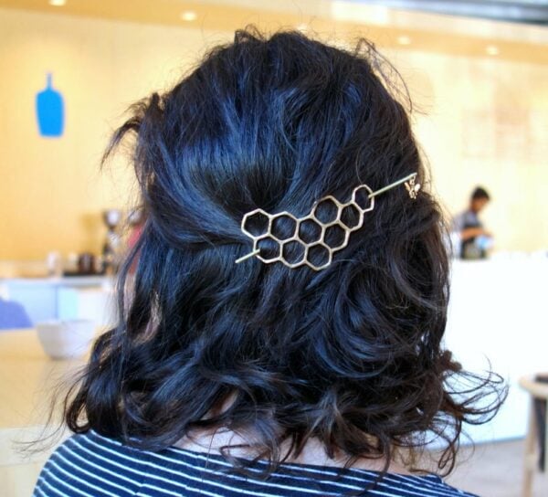 Bee Hair Twist Bun Pin