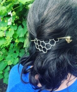 Bee Hair Twist Bun Pin