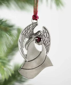 Solid Pewter Christmas Tree Ornament