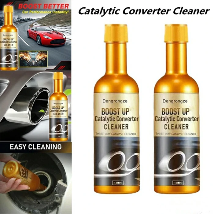2PCS Boost Up Vehicle Engine Catalytic Converter Cleaner Multipurpose Deep  Clean