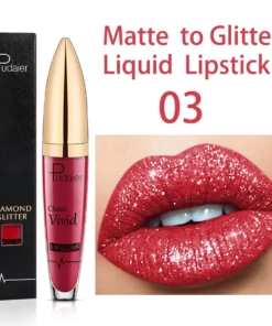 【Buy 2+ Get EXTRA 25% OFF】18 Color Diamond Shiny Long Lasting Lipstick