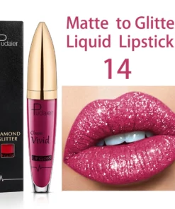 【Buy 2+ Get EXTRA 25% OFF】18 Color Diamond Shiny Long Lasting Lipstick