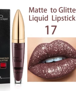 【Buy 2+ Get EXTRA 25% OFF】18 Color Diamond Shiny Long Lasting Lipstick