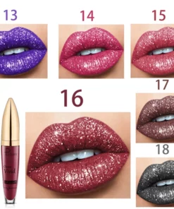 【Buy 2+ Get EXTRA 25% OFF】18 Color Diamond Shiny Long Lasting Lipstick