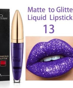 【Buy 2+ Get EXTRA 25% OFF】18 Color Diamond Shiny Long Lasting Lipstick