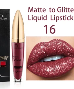 【Buy 2+ Get EXTRA 25% OFF】18 Color Diamond Shiny Long Lasting Lipstick