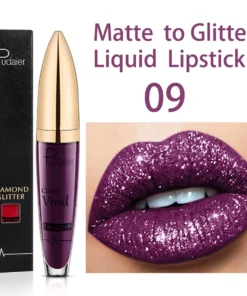 【Buy 2+ Get EXTRA 25% OFF】18 Color Diamond Shiny Long Lasting Lipstick