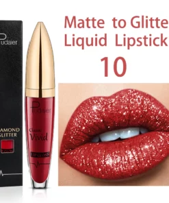 【Buy 2+ Get EXTRA 25% OFF】18 Color Diamond Shiny Long Lasting Lipstick