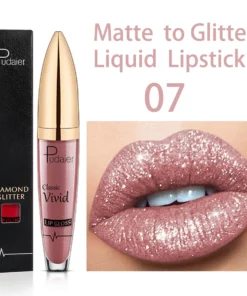 【Buy 2+ Get EXTRA 25% OFF】18 Color Diamond Shiny Long Lasting Lipstick