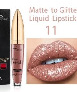 【Buy 2+ Get EXTRA 25% OFF】18 Color Diamond Shiny Long Lasting Lipstick