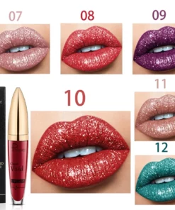 【Buy 2+ Get EXTRA 25% OFF】18 Color Diamond Shiny Long Lasting Lipstick