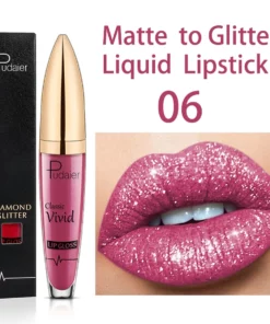 【Buy 2+ Get EXTRA 25% OFF】18 Color Diamond Shiny Long Lasting Lipstick