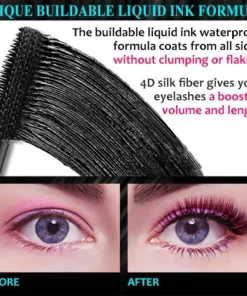 💥BUY 1 GET 1 FREE(2pcs)💥QIC™ 6D Waterproof Silk Fiber Thick Lengthening Mascara