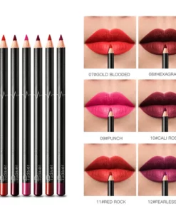 36 Colors Waterproof Non-marking Matt Velvet Lipstick Liner Pencil