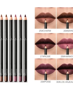 36 Colors Waterproof Non-marking Matt Velvet Lipstick Liner Pencil