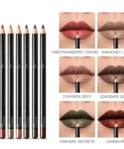 36 Colors Waterproof Non-marking Matt Velvet Lipstick Liner Pencil