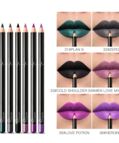 36 Colors Waterproof Non-marking Matt Velvet Lipstick Liner Pencil