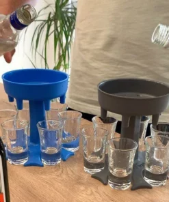 6 Shot Glass Dispenser[NewYear SALE! 50% OFF+15%Coupons]