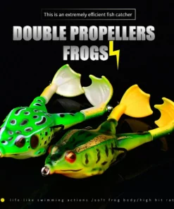 (Christmas Pre Sale - Save 50% OFF) Double Propeller Frog Lures-Buy 3 get 2 free