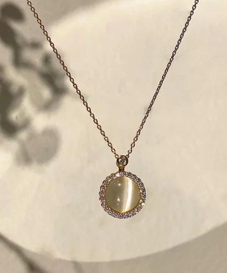 Cat's Eye Moonstone Necklaces