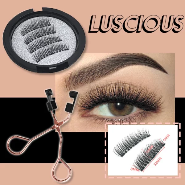 BUY SEPARATELY👉REUSABLE MAGNETIC EYELASH & APPLICATOR