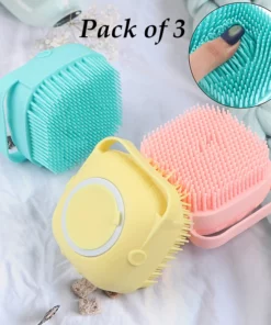 (🔥HOT SALE NOW-50% OFF) Silicone Shower Brush💦Pack of 3-Only $5.98 each