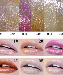 Six-Color Symphony Shiny Matte Lip Gloss Lipstick