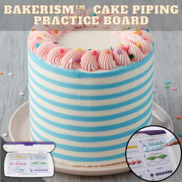 [PROMO 30% OFF] Bakerism™ Cake Piping Practice Board