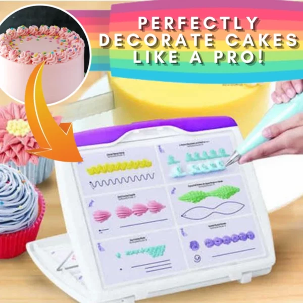 [PROMO 30% OFF] Bakerism™ Cake Piping Practice Board