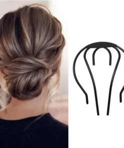 Cecillia™ - Messy Updo Low Bun Wedding Hairstyle