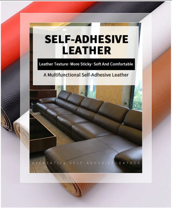 Self-Adhesive Leather Refinisher Cuttable Sofa Repair - Wowelo