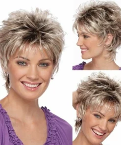 New Wig Women's Gradient Short Curly Hair