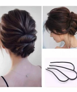 Cecillia™ - Messy Updo Low Bun Wedding Hairstyle