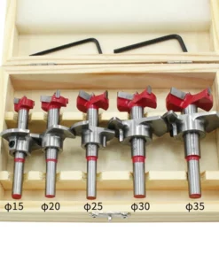 Positioning Woodworking Drill Bit Set (Pack of 5)