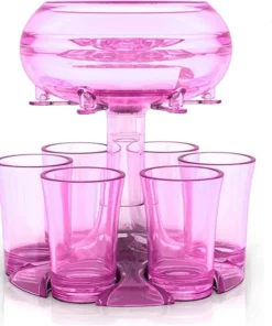 6 Shot Glass Dispenser and Holder