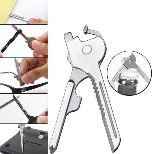 6-in-1 Multi-Functional Keychain Multi-Tool