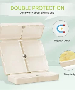 7 Compartments Portable Pill Case