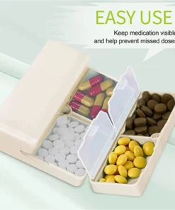 7 Compartments Portable Pill Case