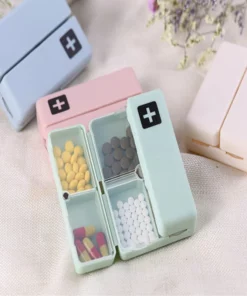 7 Compartments Portable Pill Case