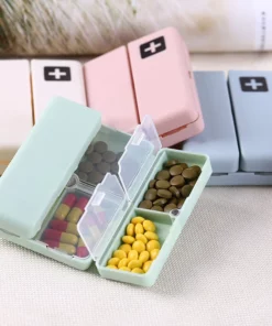 7 Compartments Portable Pill Case