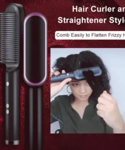 Anti Fluffy Hair Straightener Brush