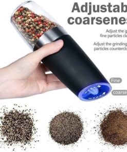 Automatic Electric Gravity Induction Salt and Pepper Grinder