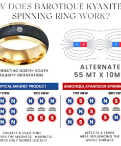 BAROTIQUE KyaniteION Spinning Ring